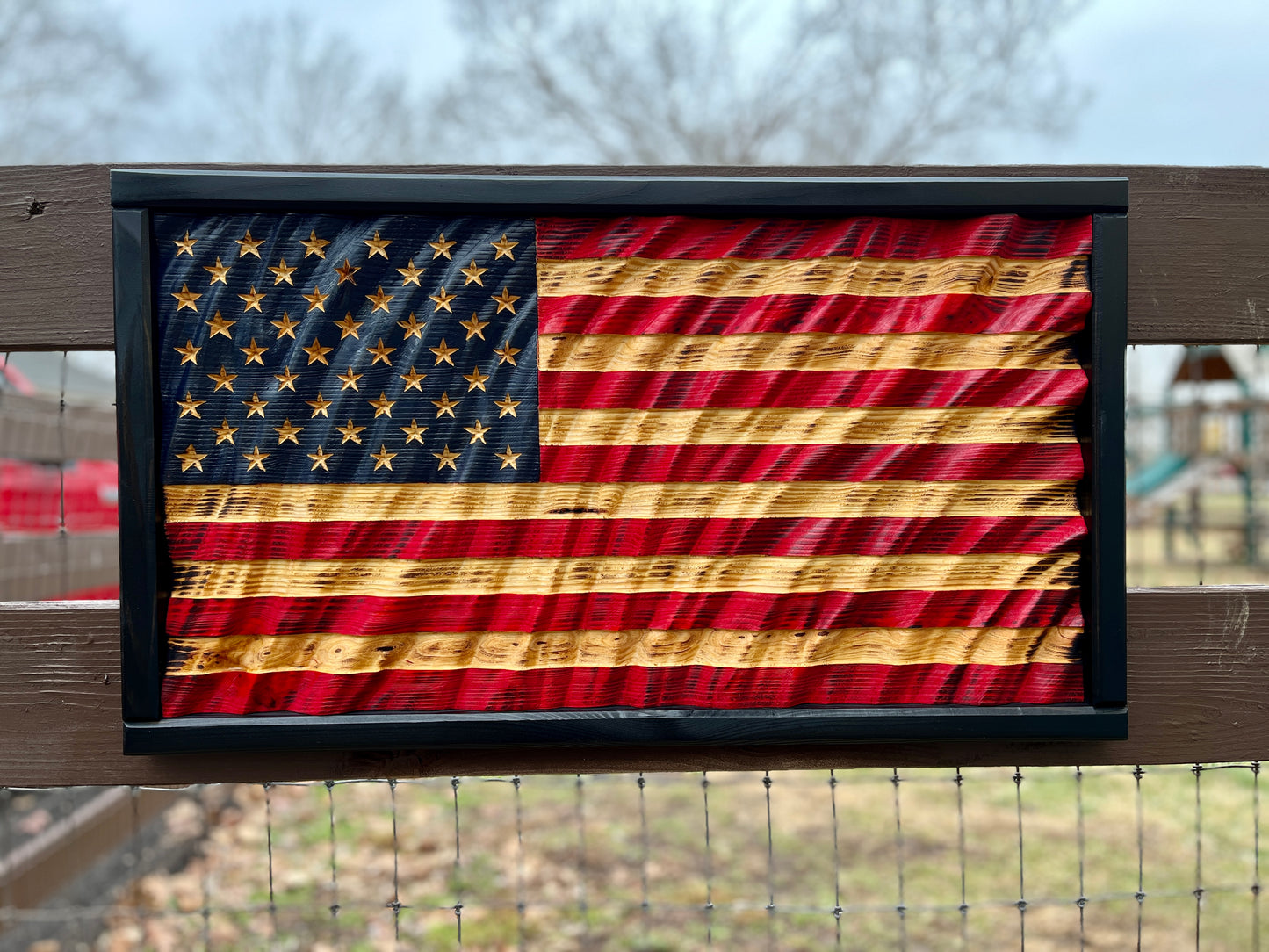 American 3D Wavy Flag