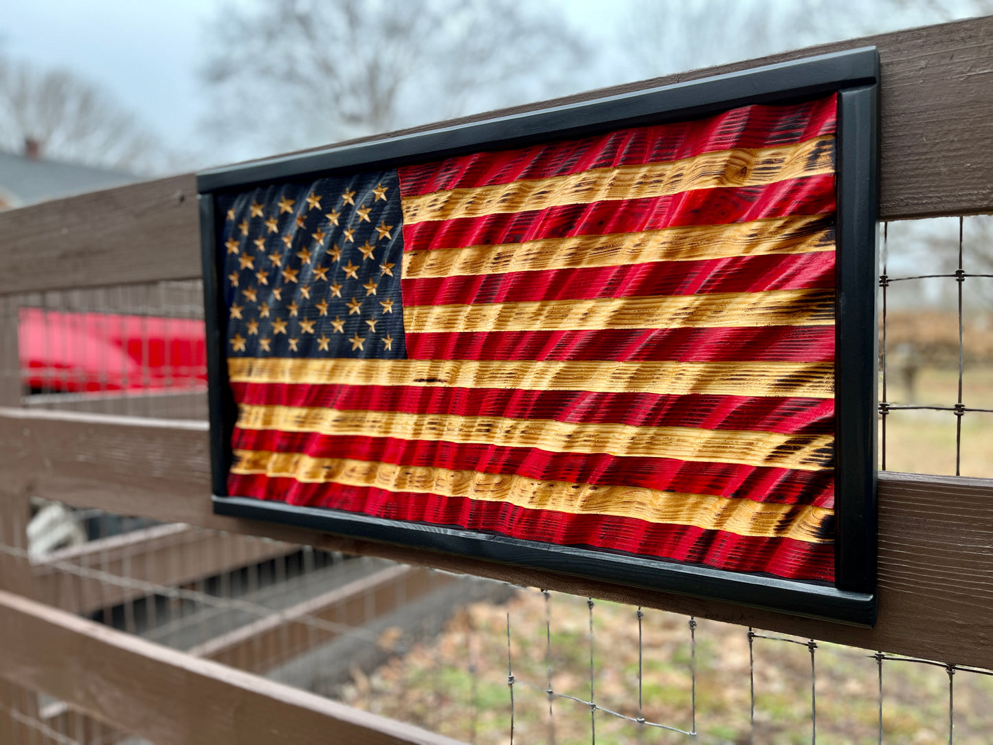 American 3D Wavy Flag