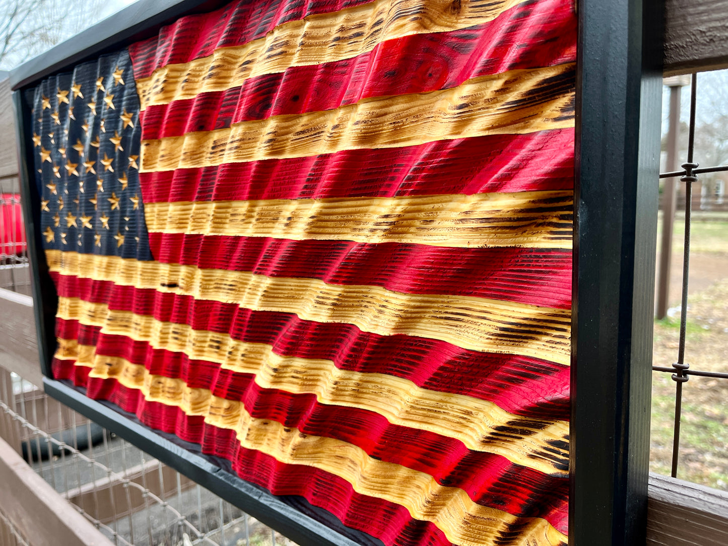 American 3D Wavy Flag
